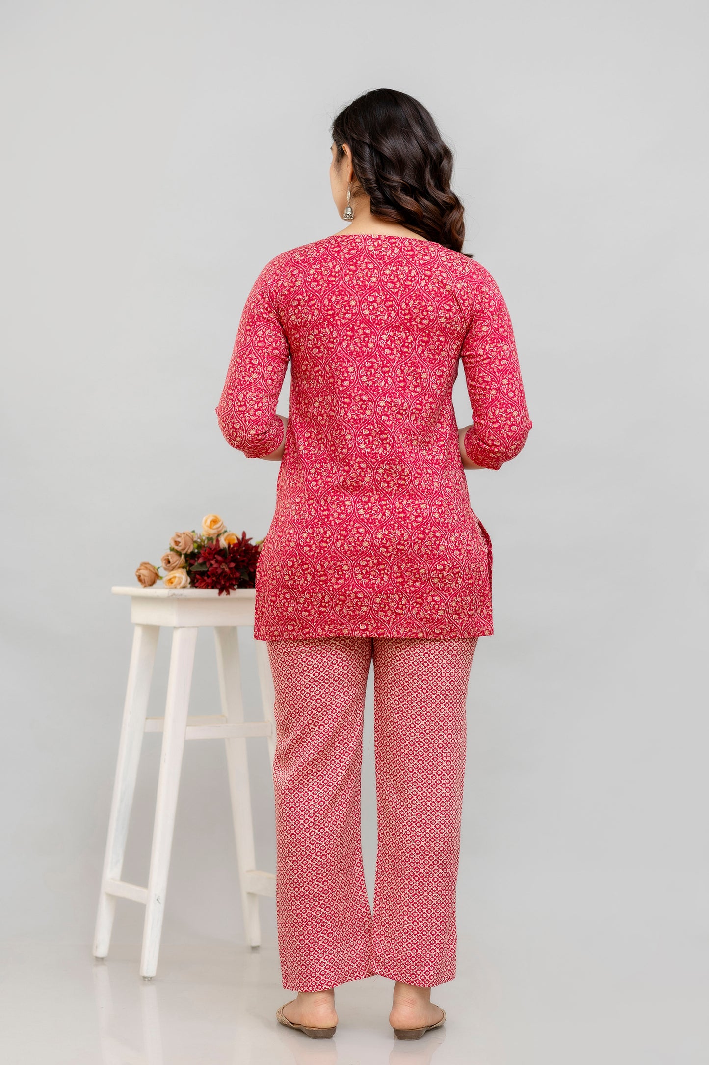 Printed Tunic With Trousers