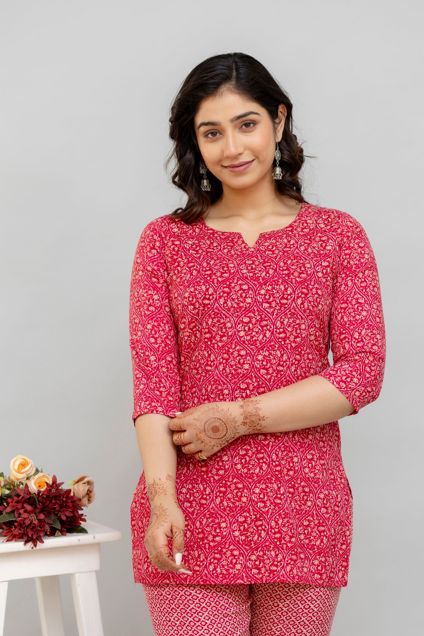 Printed Tunic With Trousers