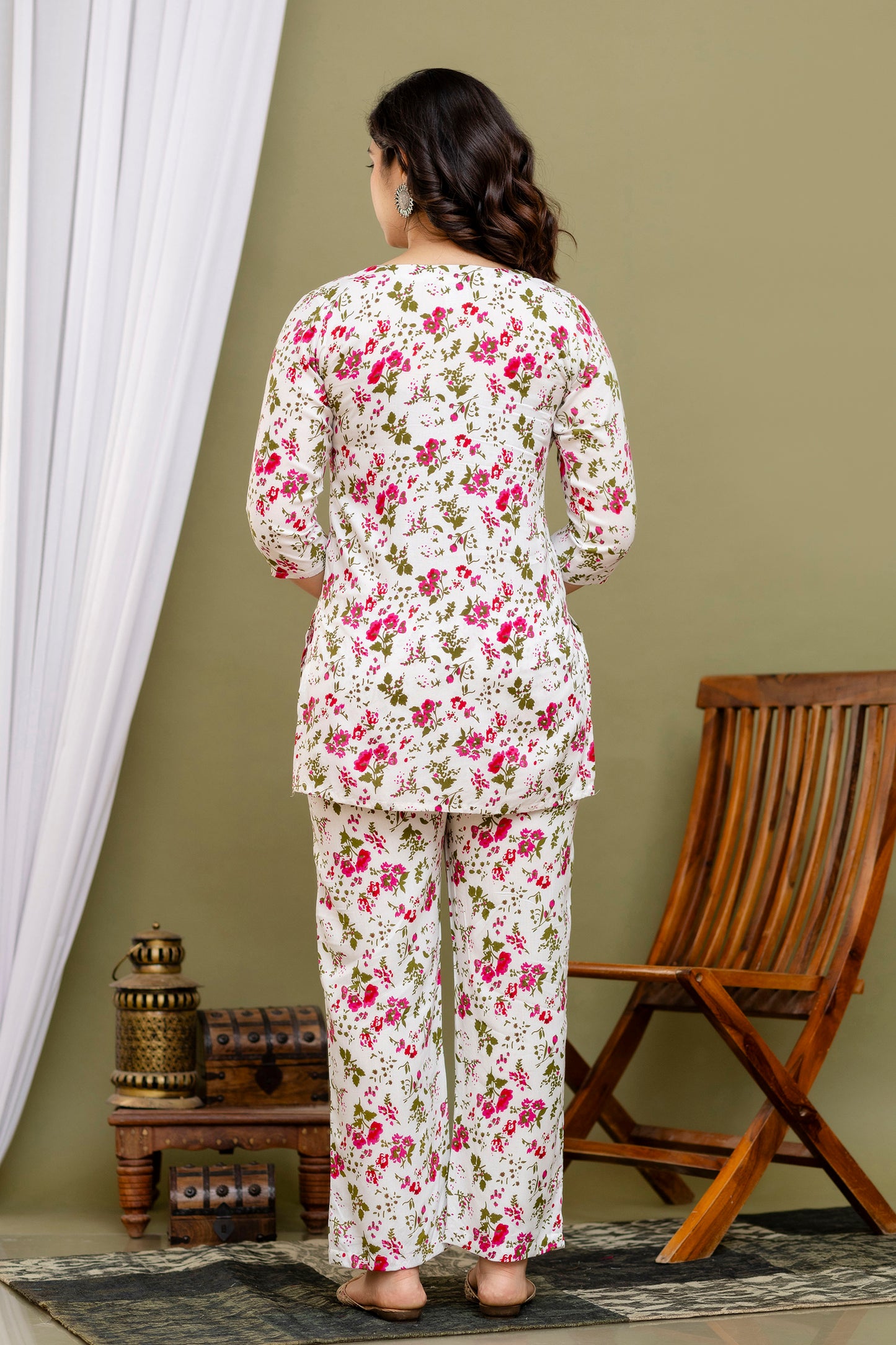 Printed Tunic With Trousers