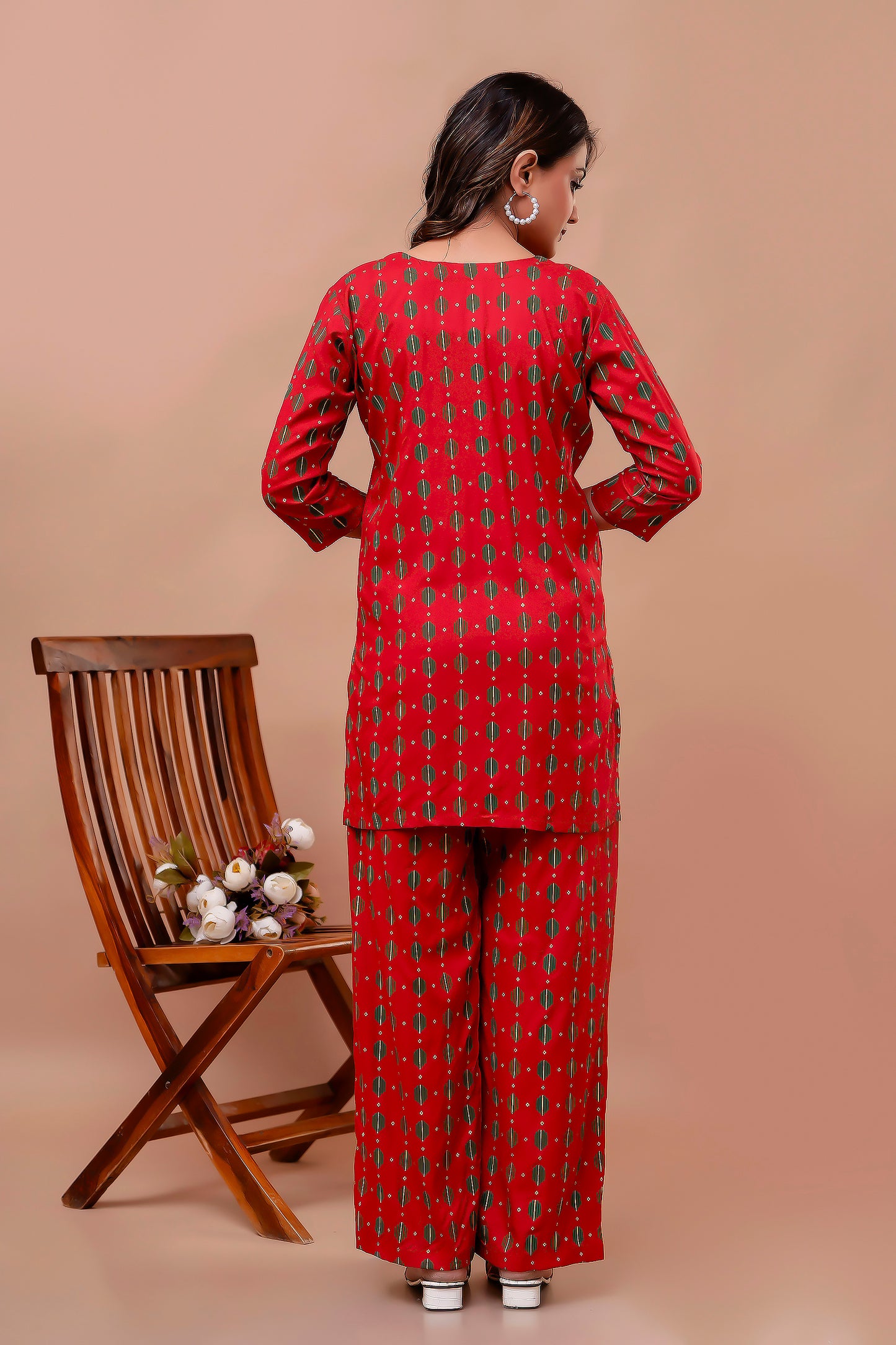 Printed Tunic With Trousers