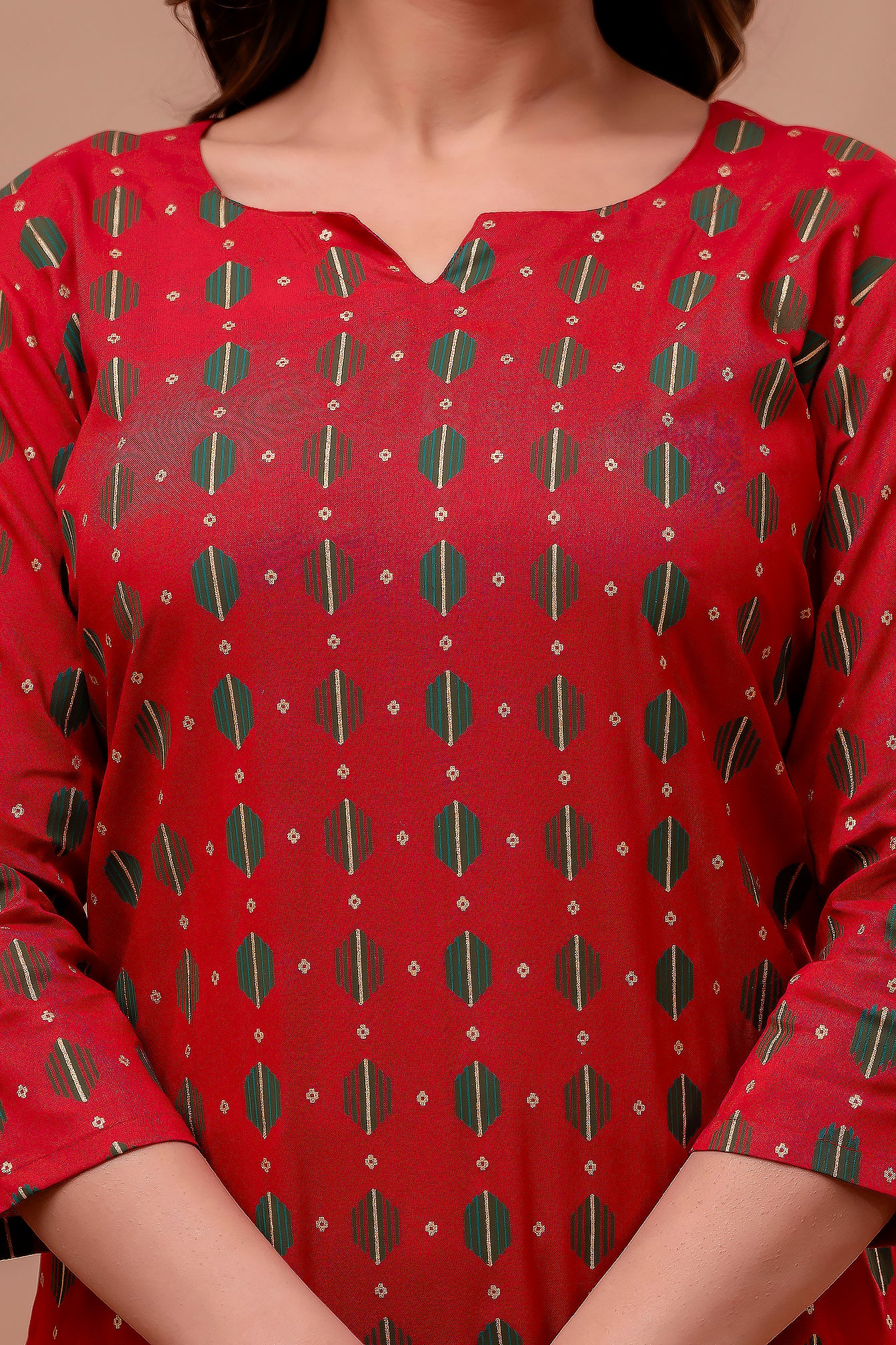 Printed Tunic With Trousers