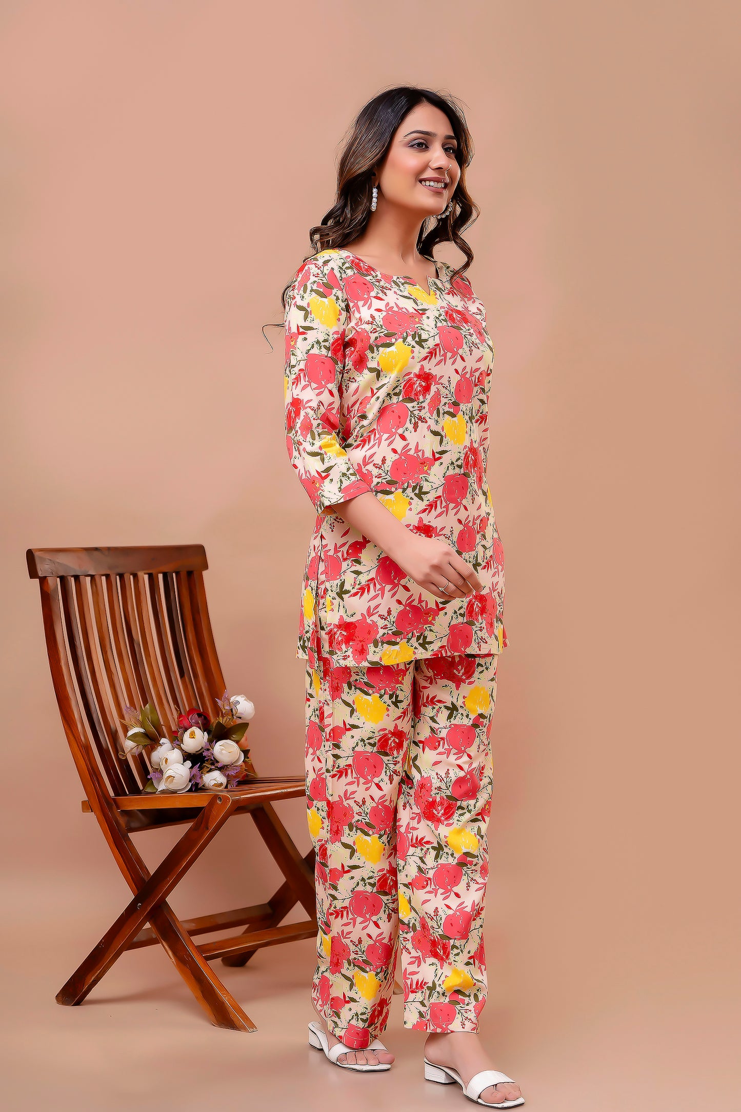 Printed Tunic With Trousers