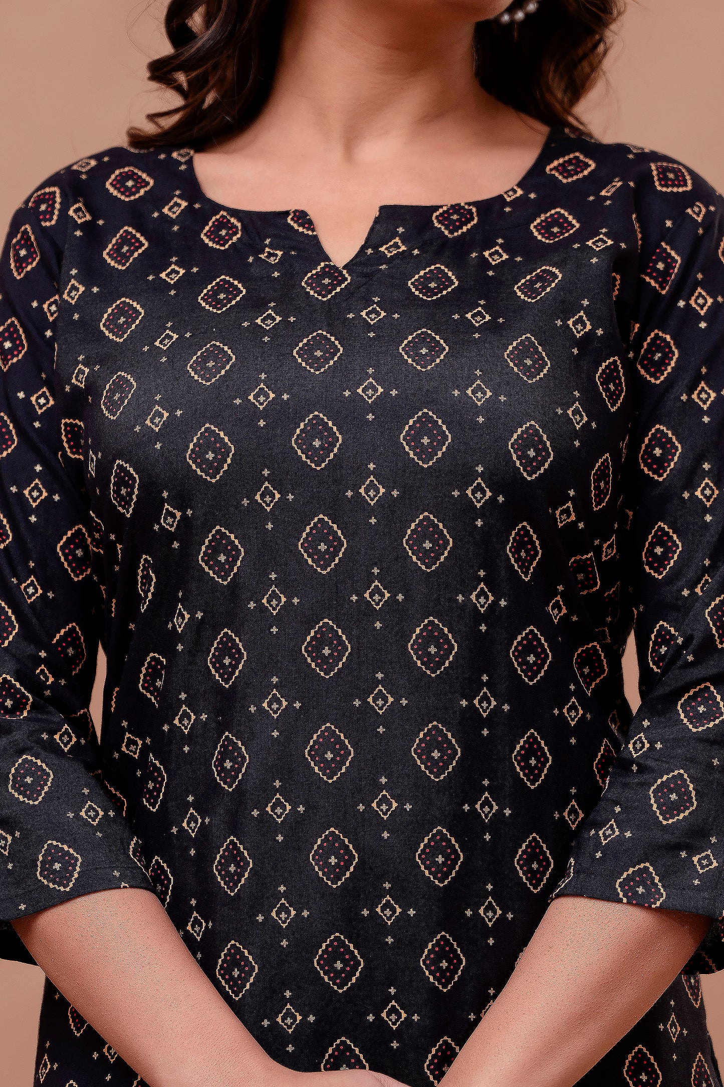 Printed Tunic With Trousers